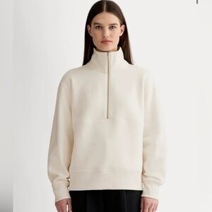 Women’s Everlane Luxe Fleece Half Zip Sweatshirt
